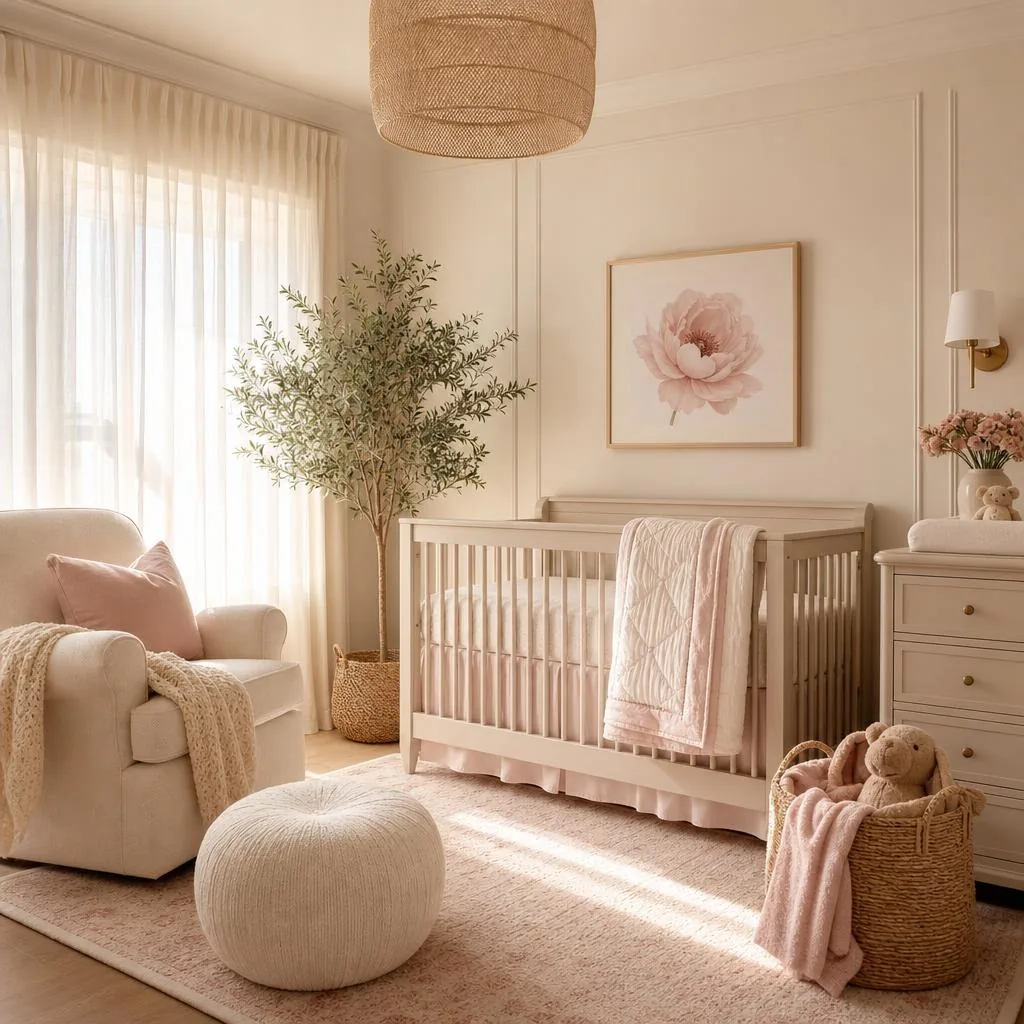 A peaceful nursery space