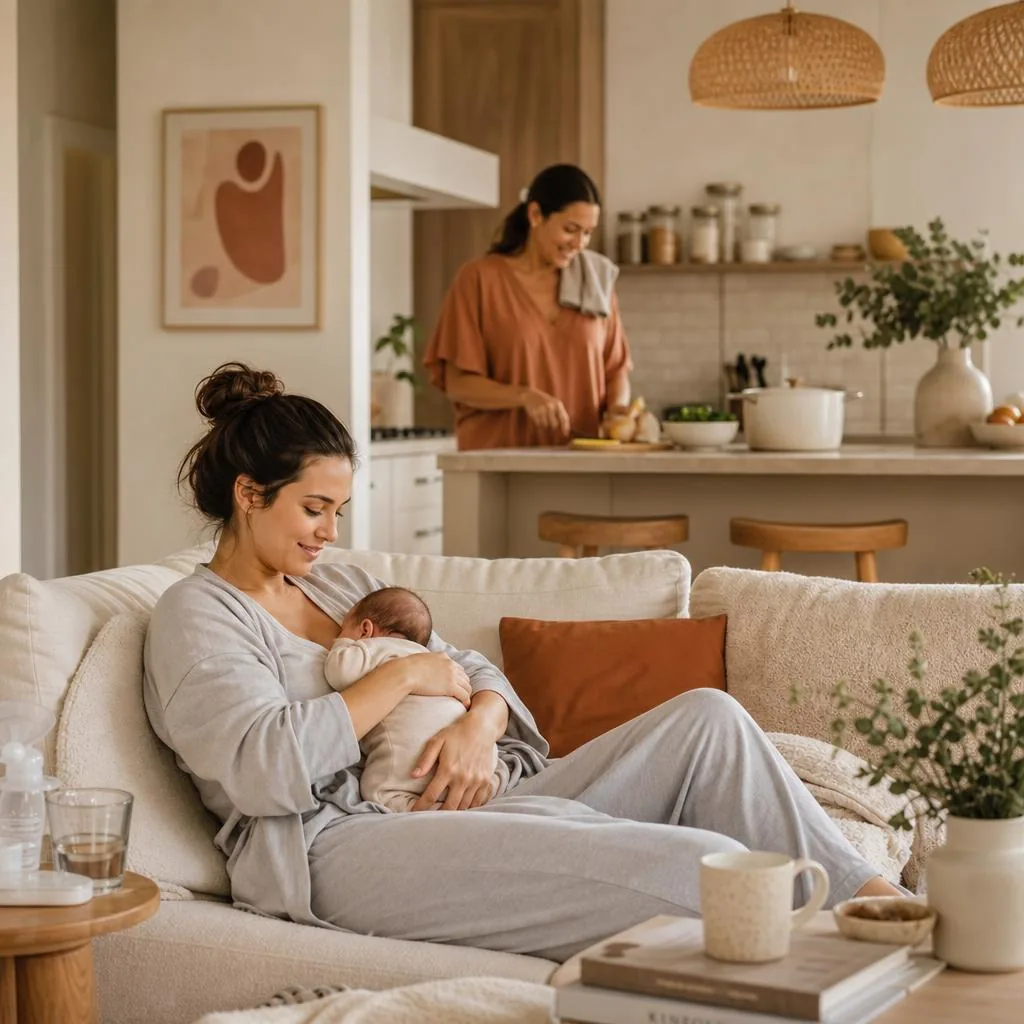 Postpartum care at home